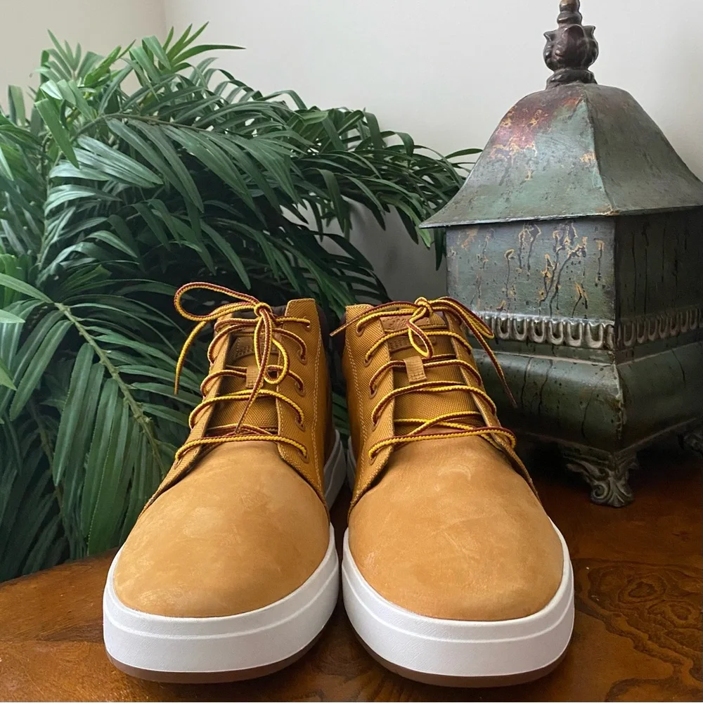 TIMBERLAND Davis Square Mixed-Media Chukka Boots